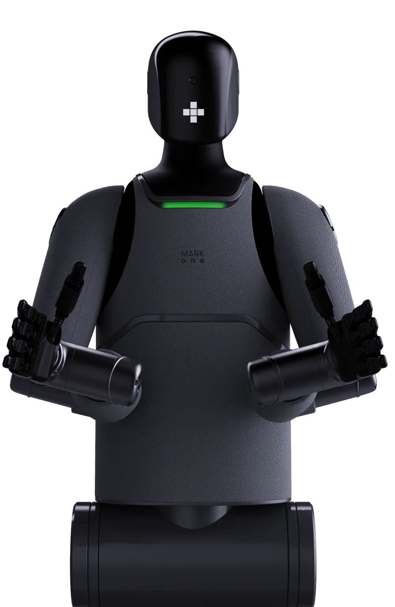 MARK One torso from the front, arms open